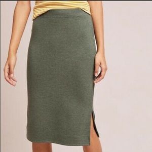 Anthropologie Saturday Sunday Pencil Midi Skirt